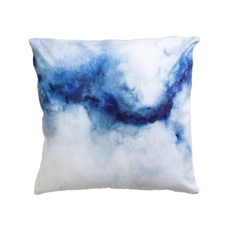 Dekorační polštářek BLUE mraky - 45x45 cm