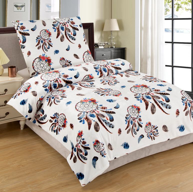Mikroplyšové posteľné obliečky Dream catcher, 140 x 200 cm