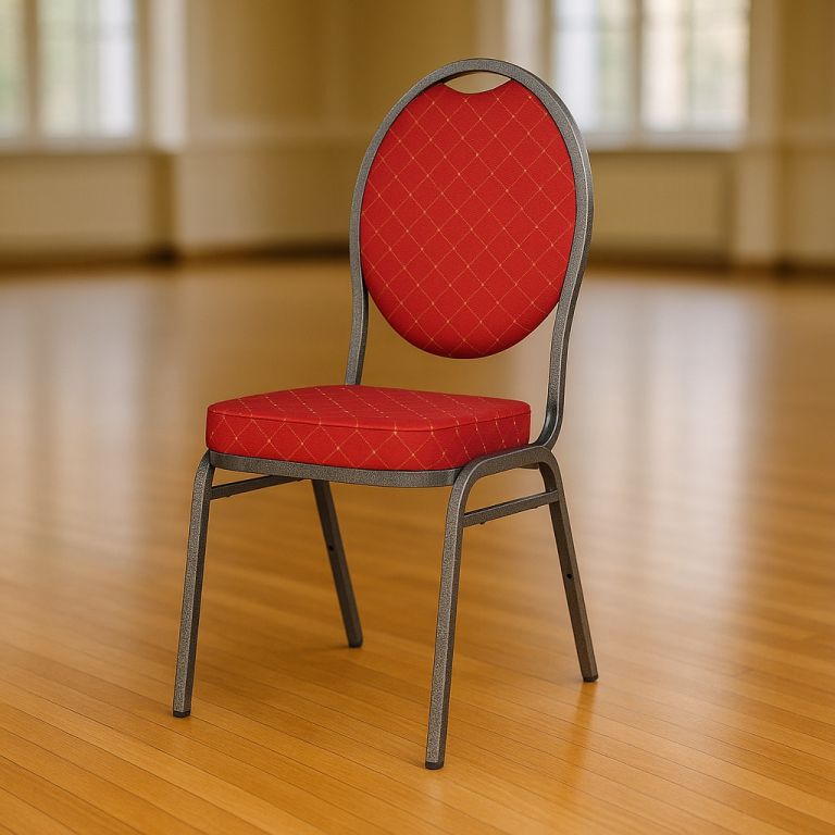 Chair HERMAN 2064 Kongresová stolička kovová - červená