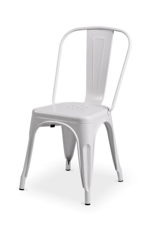Bistro židle Paris inspirovaná TOLIX, bílá