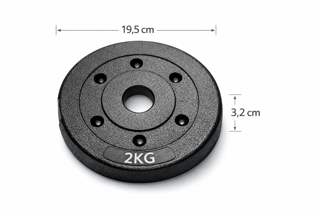 Nakladacie činky 2v1 – jednoručné aj obojručné, 30 kg