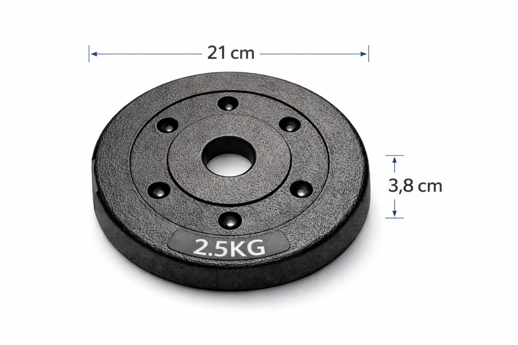 Nakladacie činky 2v1 – jednoručné aj obojručné, 30 kg