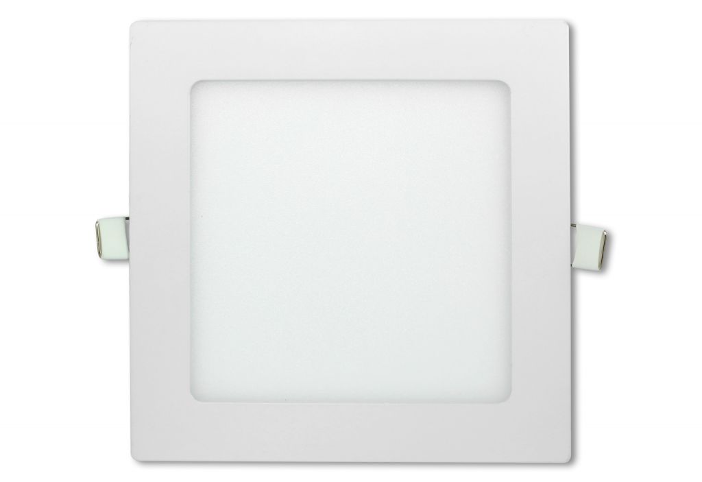 LED stropný panel štvorcový 12 W, studená biela