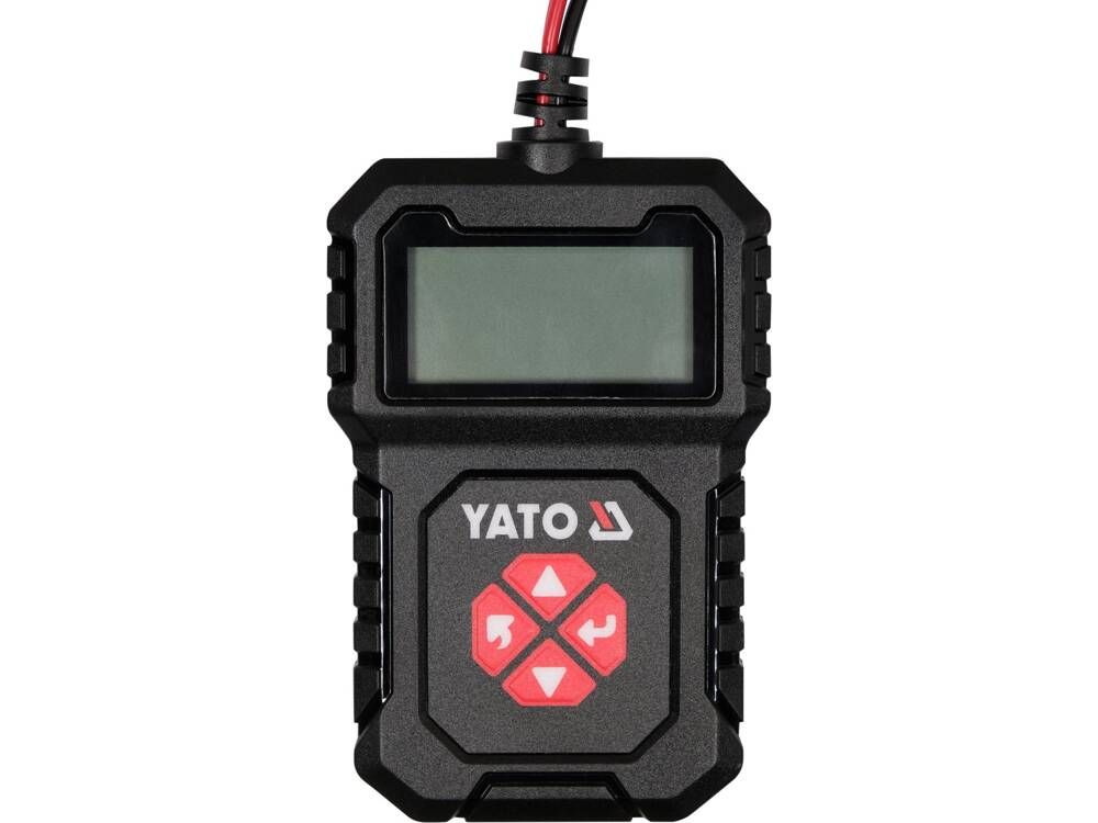 Tester autobaterií s LCD displejem, 12V, 100-2000A, YATO