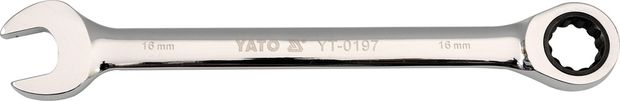Levně Yato Klíč očkoplochý ráčnový 17 mm