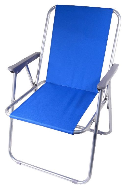 Kempingová skladacia stolička BERN - modrá