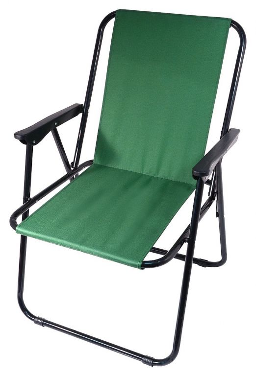Kempingová skladacia stolička BERN - zelená