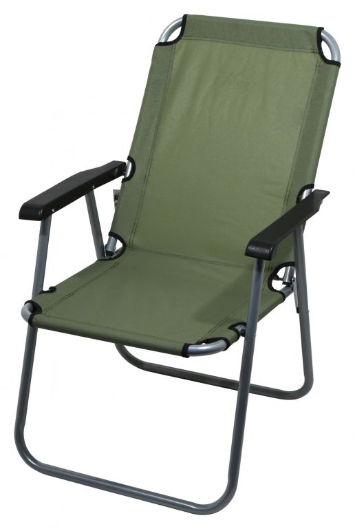 Kempingová skládací židle LYON, tmavě zelená