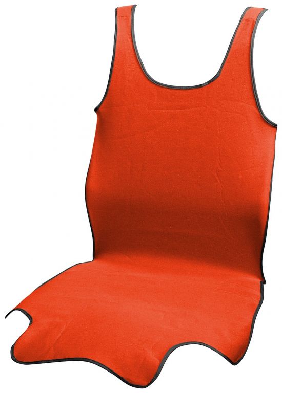 Potah sedadla TRIKO SOFT přední - 1 ks, červený