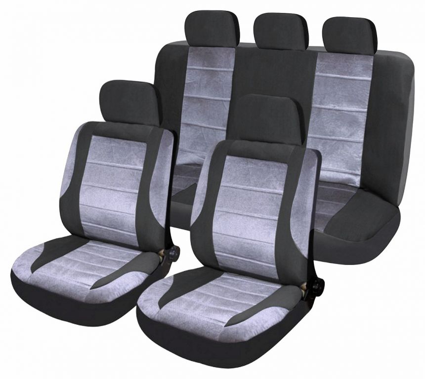 Poťahy na sedadlá Deluxe Airbag, súprava 9 ks