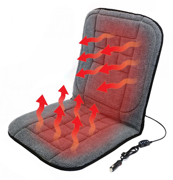 Poťah sedadla vyhrievaný TEDDY s termostatom - 12 V , predný