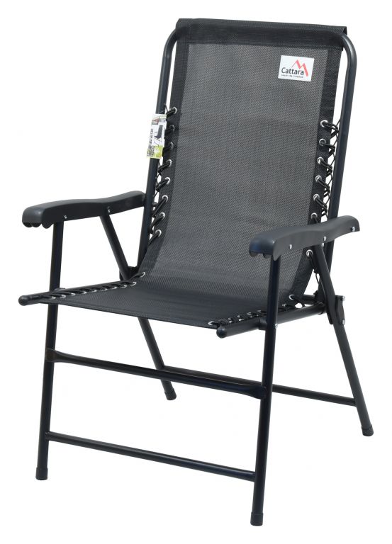 Zahradní skládací židle Terst, 59 x 95 x 67 cm, černá