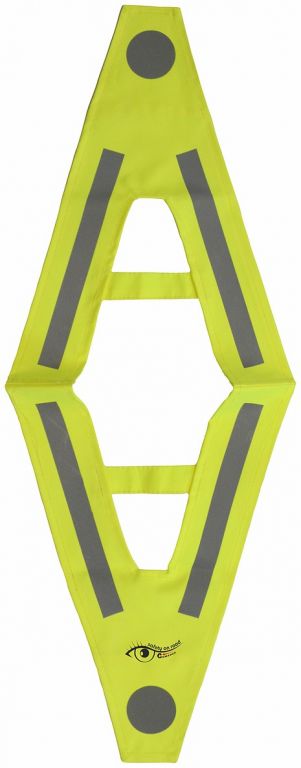 COMPASS Reflexná vesta v tvare &quot;V&quot;, žltá