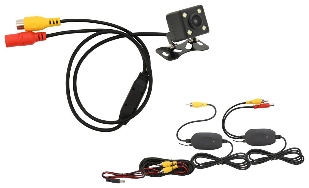 COMPASS bezdrôtová parkovacia kamera Dice s LED prisvietením