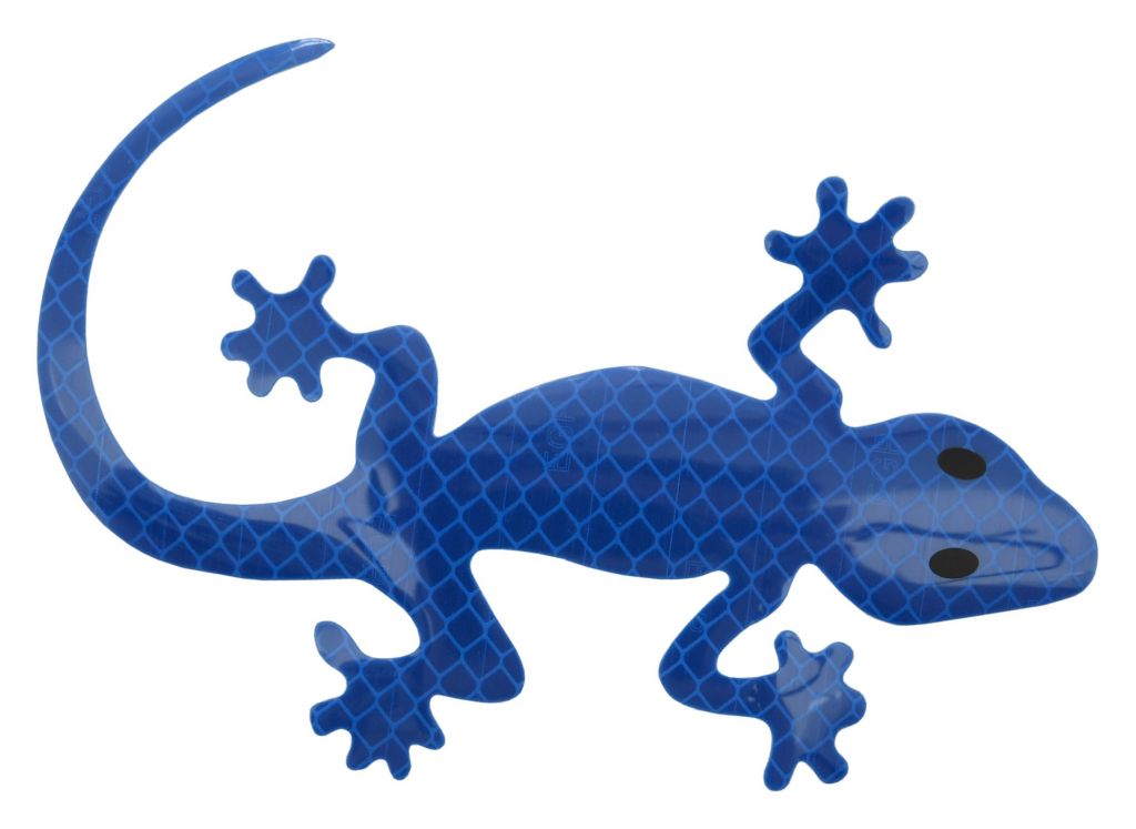 Samolepící dekorace Gecko - modrá