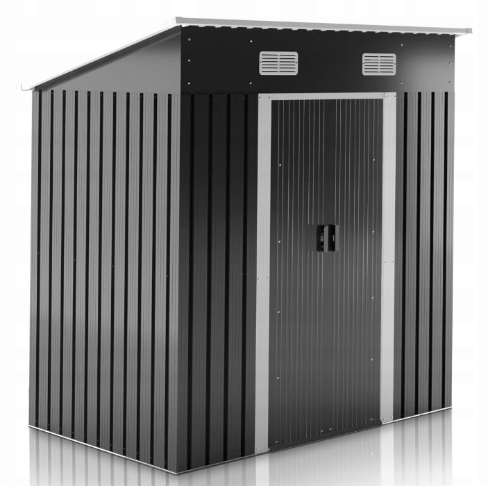 Jago Zahradní domek na nářadí, antracit, 182 x 186 x 118 cm (b)