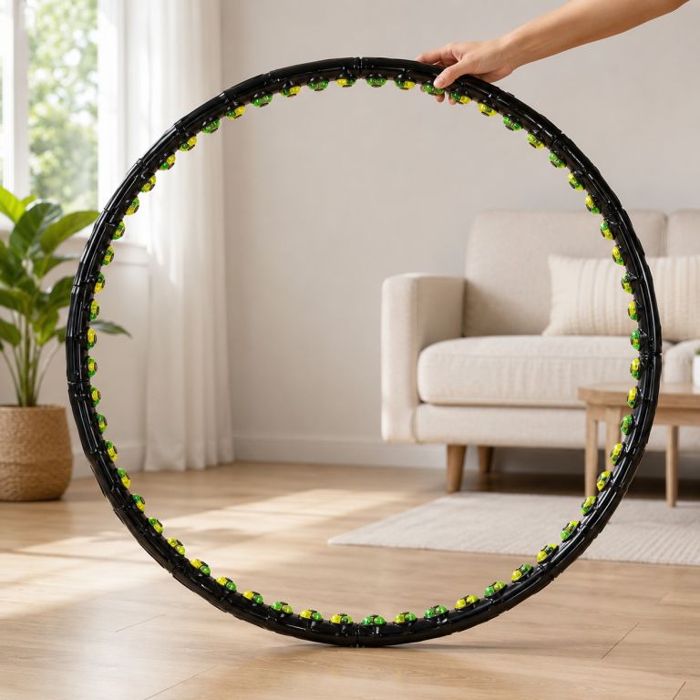 Hula hoop masážní obruč s magnety, 96 cm, 1,3 kg