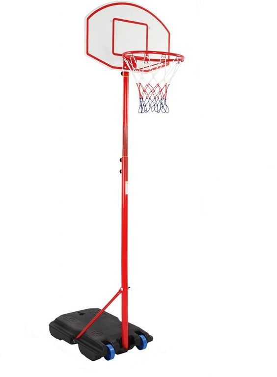 Basketbalový koš s kolečky, nastavitelný 148 - 236 cm