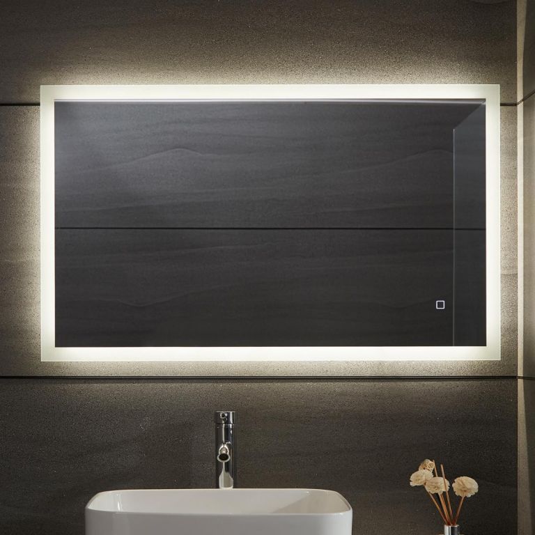 Aquamarin Koupelnové zrcadlo s LED osvětlením 50 x 70 cm