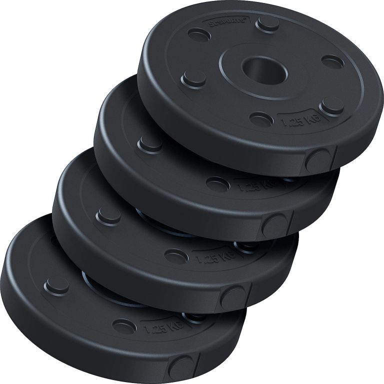ScSPORTS Sada zátěžových kotoučů, 4 x 1,25 kg