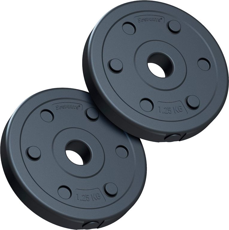 ScSPORTS Sada záťažových kotúčov, 2 x 1,25 kg