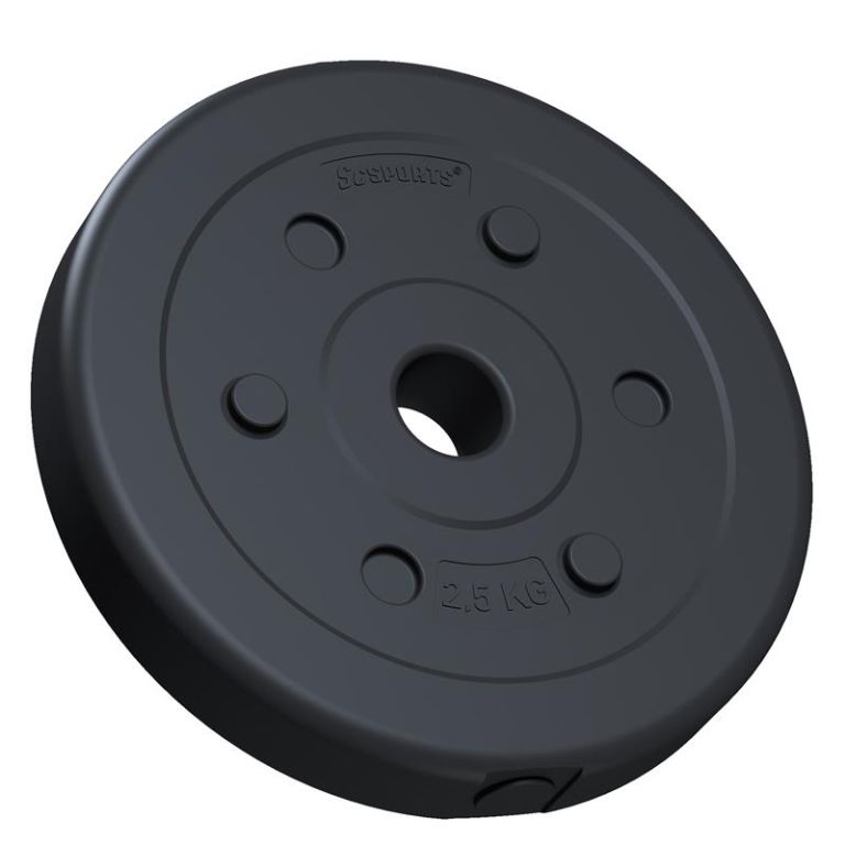 ScSPORTS činkový set, plast, 20 kg
