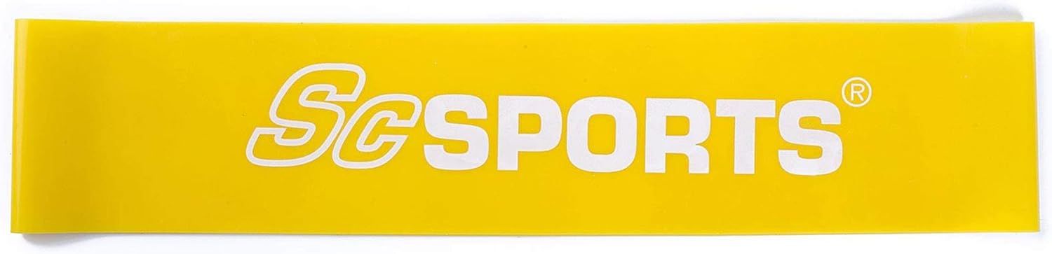 ScSPORTS odporová guma, 9 kg, žlutá