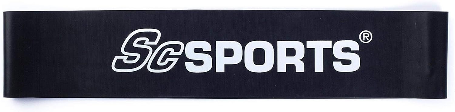 ScSPORTS odporová guma, 15,8 kg, černá