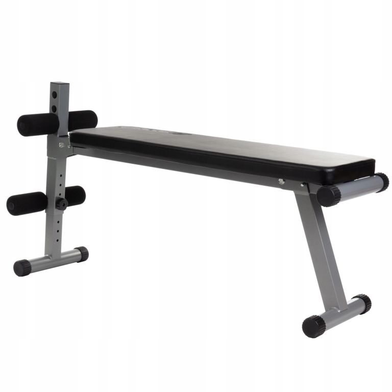 ScSPORTS Multifunkční lavice, ekokůže, černá, 120 kg