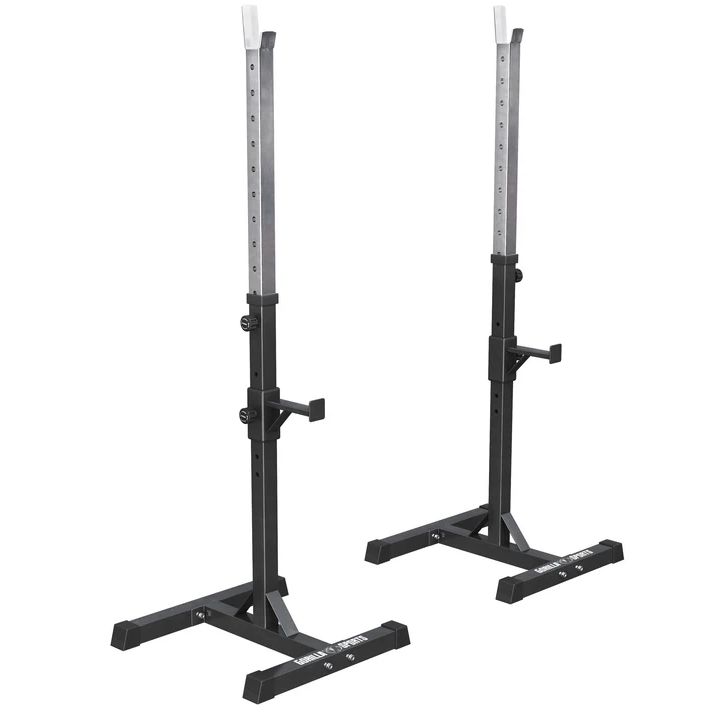 Gorilla Sports Stojan na veľkú tyč, polohovateľný, 160 cm