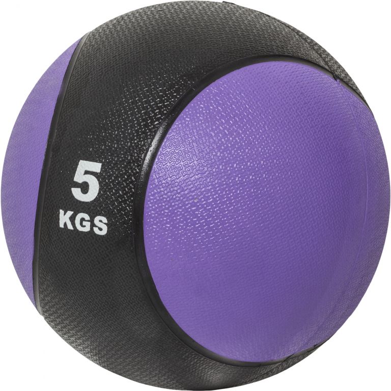 Gorilla Sports Medicinbal, fialový/čierny, 5 kg