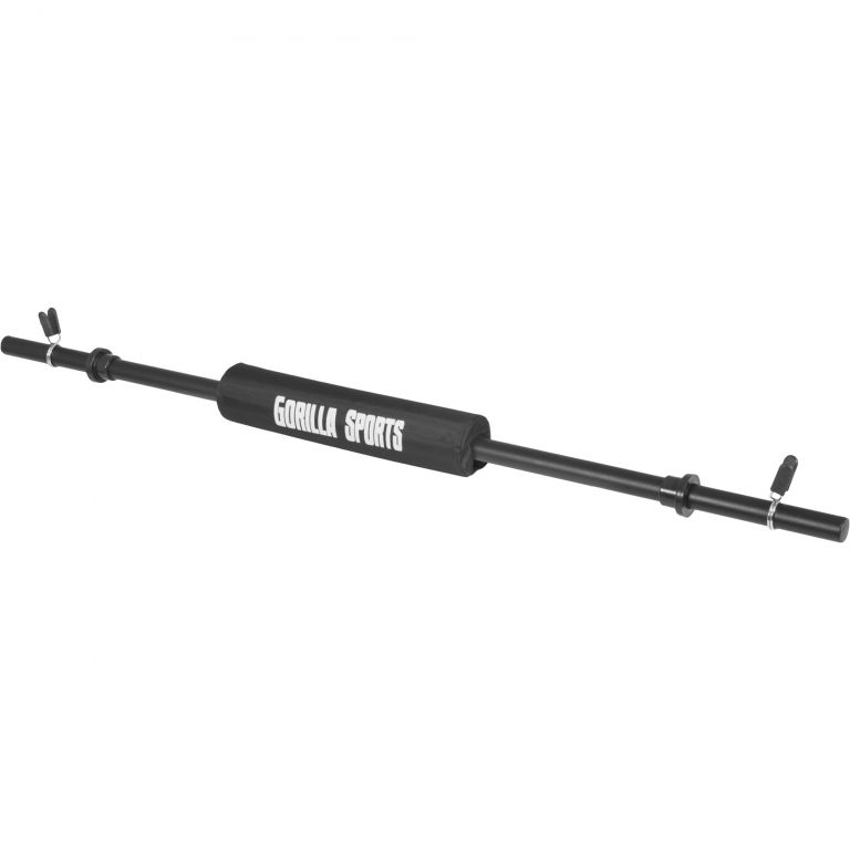 Gorilla Sports Műanyag súlyzórúd + védőmarkolat 130 cm