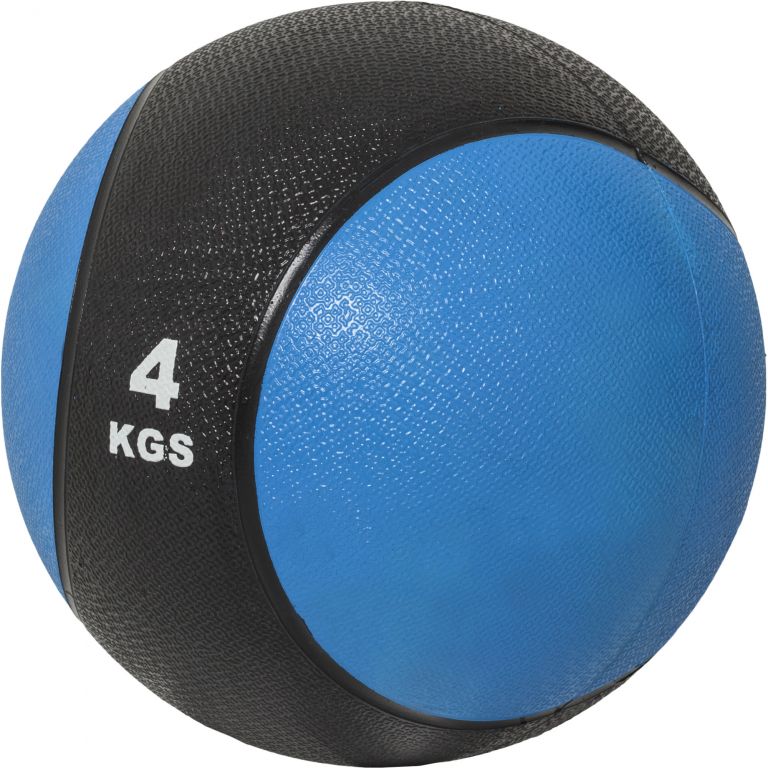 Gorilla Sports Medicinbal, modrý/černý, 4 kg