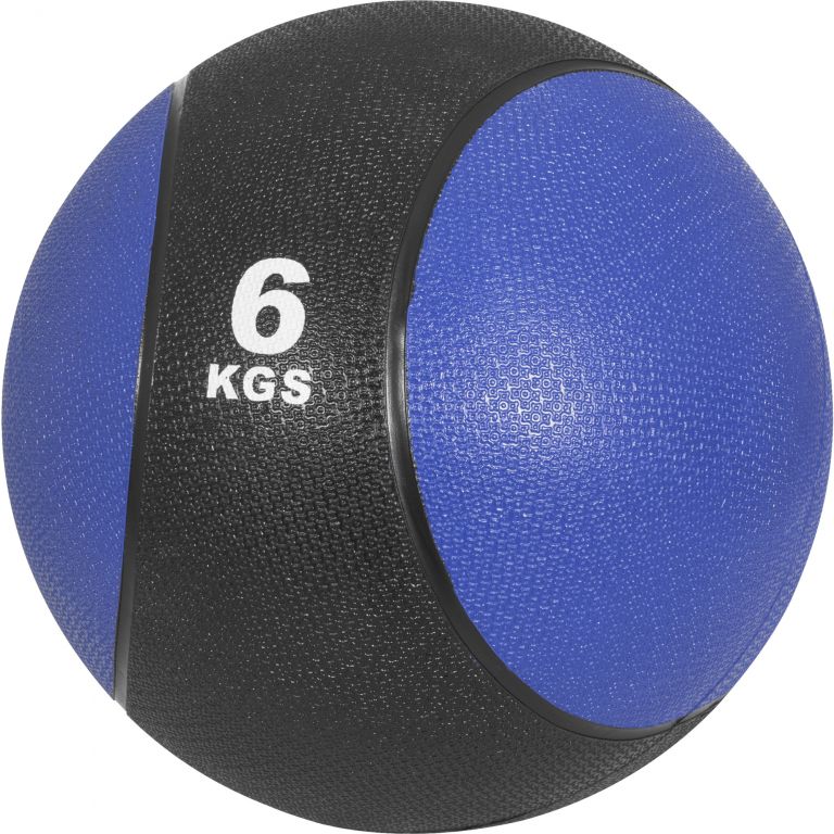 Gorilla Sports Medicinbal, modrý/čierny, 6 kg