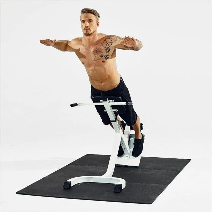 Gorilla Sports Sada ochranných podložiek, čierna, 8 ks