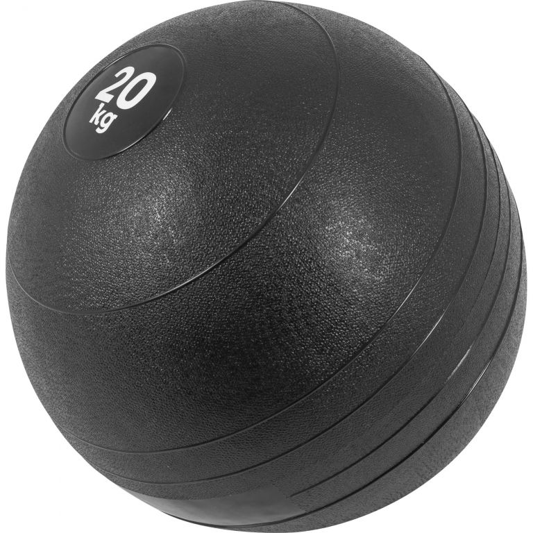 Gorilla Sports Slamball medicinbal, černý, 20 kg