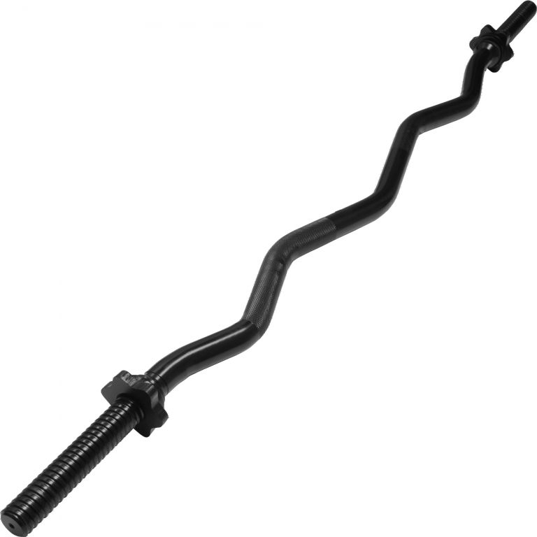 Gorilla Sports Činková EZ tyč 120 cm, 30/31 mm, černá