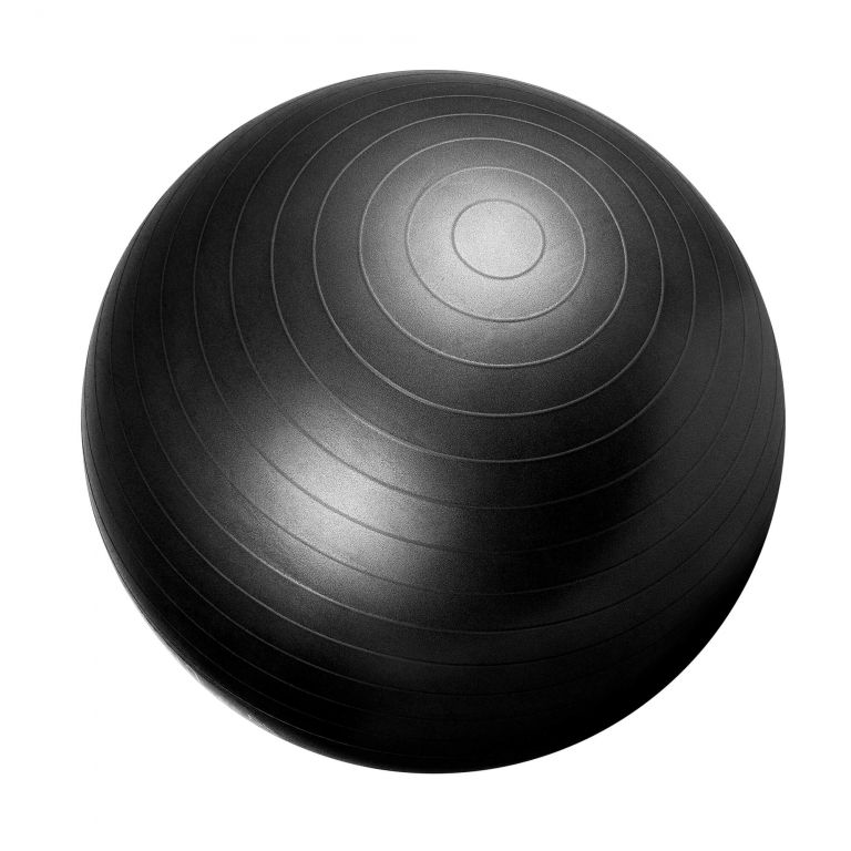 Gorilla Sports gymnastická lopta, 75 cm, čierna