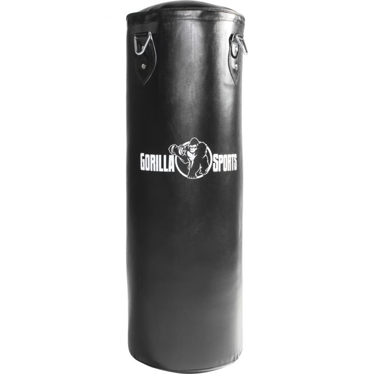 Gorilla Sports Boxovací pytel 90 x 33 cm, 27 kg, černý