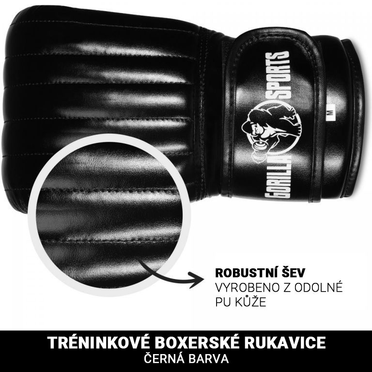 Obrázok Gorilla Sports Trénigové boxerské rukavice S-L M