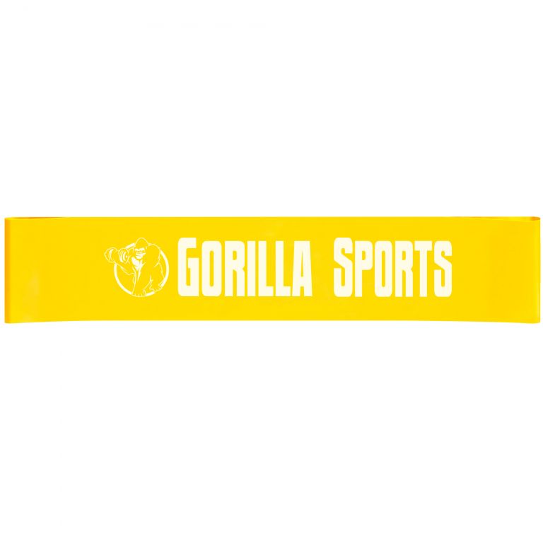 Gorilla Sports Fitness guma 20 lb, žlutá