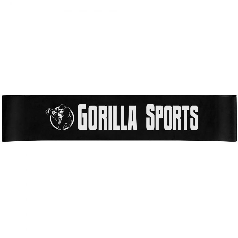 Gorilla Sports Fitness guma 35 lb, čierna