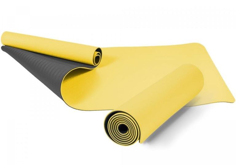 Gorilla Sports Podložka na jógu, žlutá, 180 x 60 x 0,6 cm