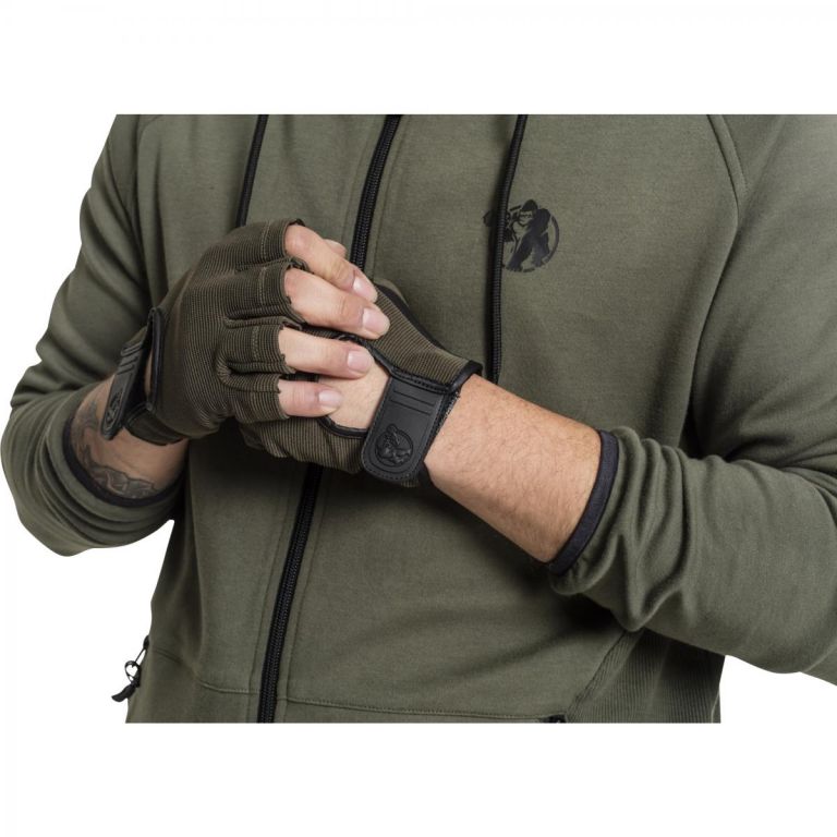 Gorilla Sports Tréningové rukavice, khaki, S