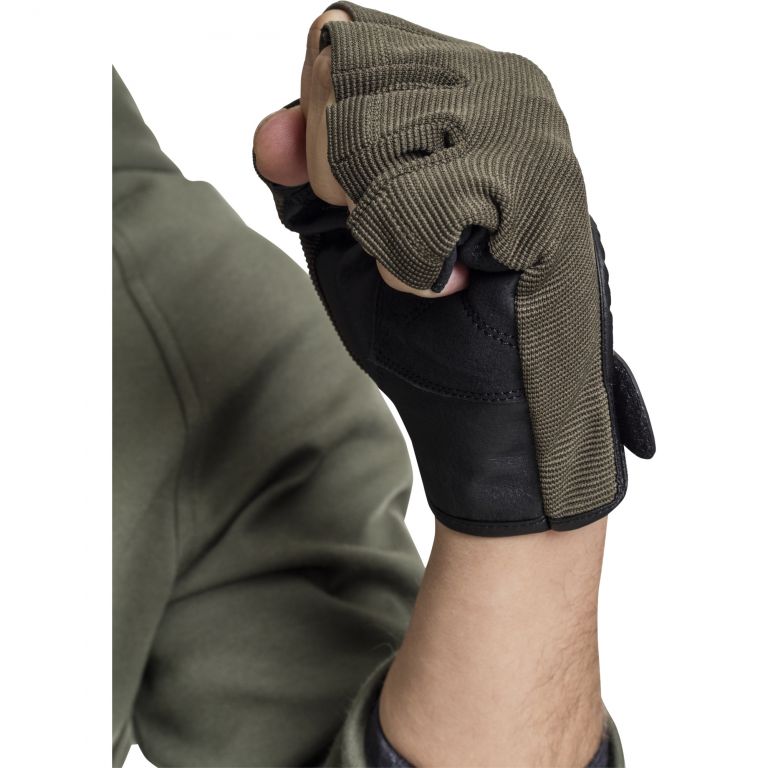 Gorilla Sports Tréningové rukavice, khaki, M