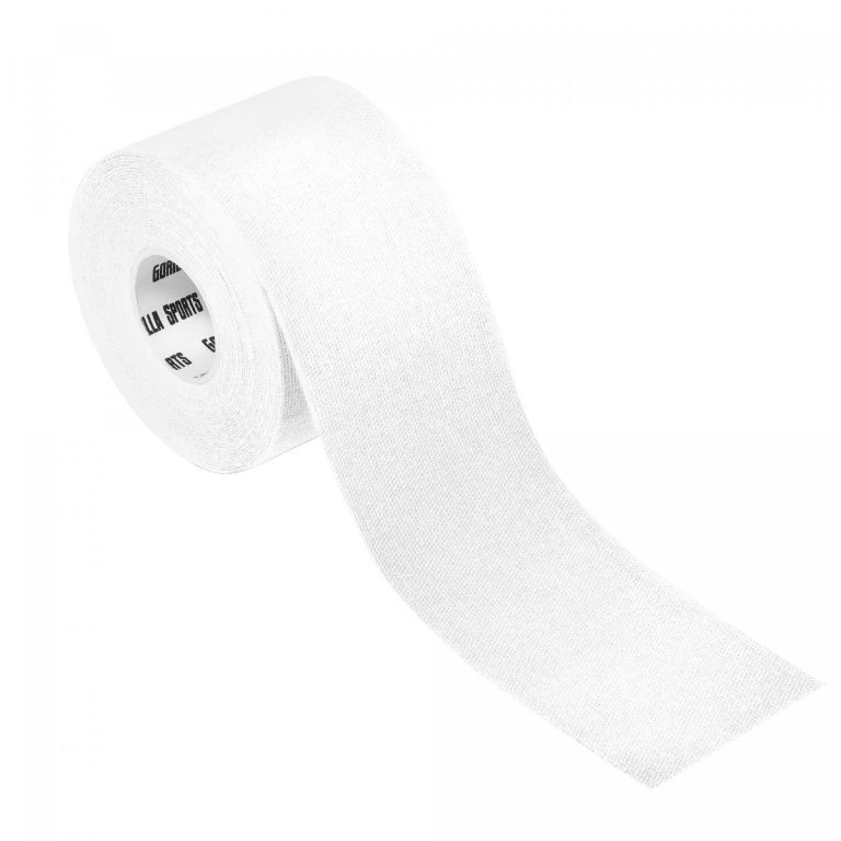 Gorilla Sports Tejpovacia páska, biela, 5 cm