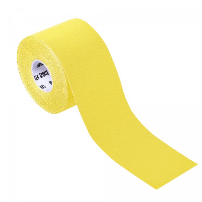 Gorilla Sports Tejpovací páska, žlutá, 5 cm