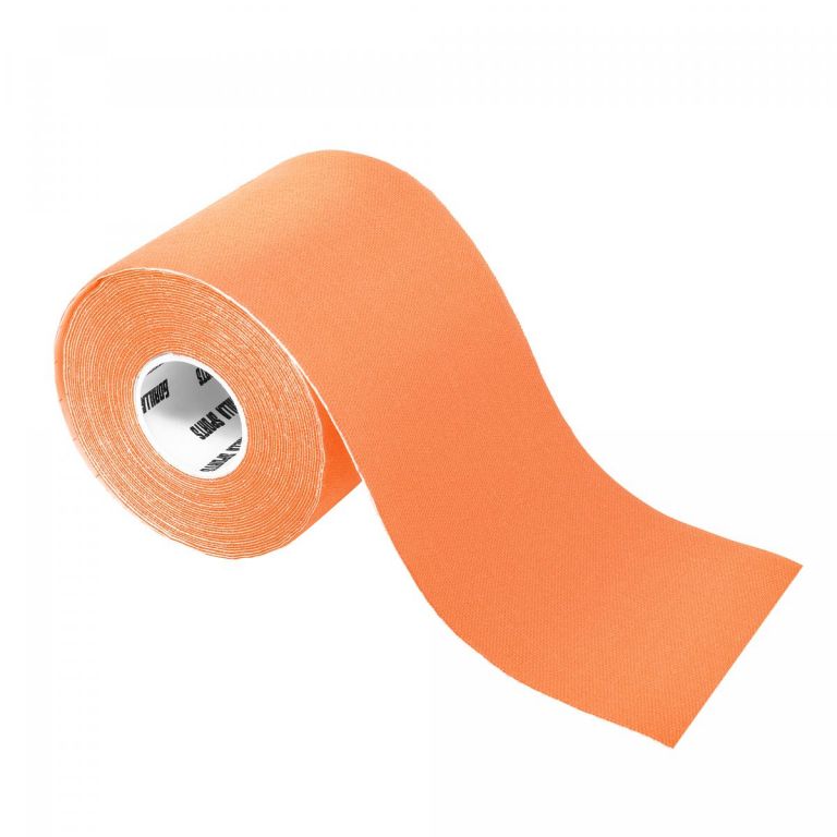 Gorilla Sports Tejpovacia páska, oranžová, 7,5 cm
