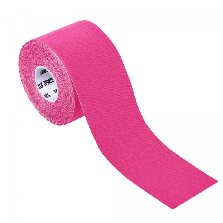Gorilla Sports Tejpovacia páska, ružová, 5 cm