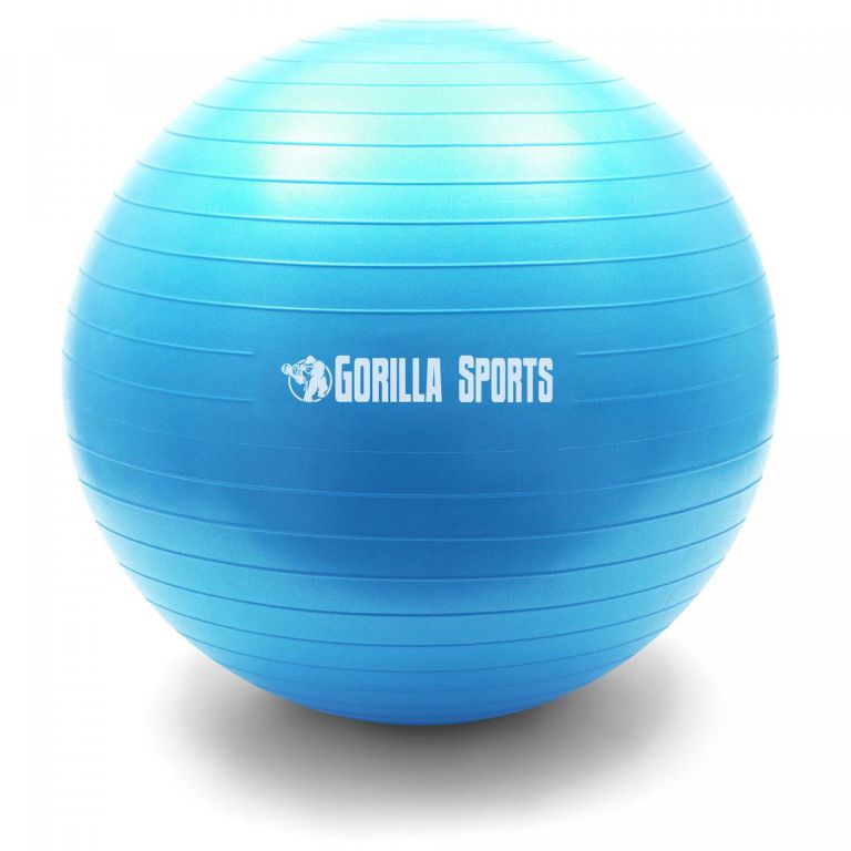 Gorilla Sports Gymnastický míč, 55 cm, modrý